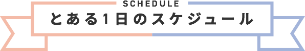 とある1日のスケジュール